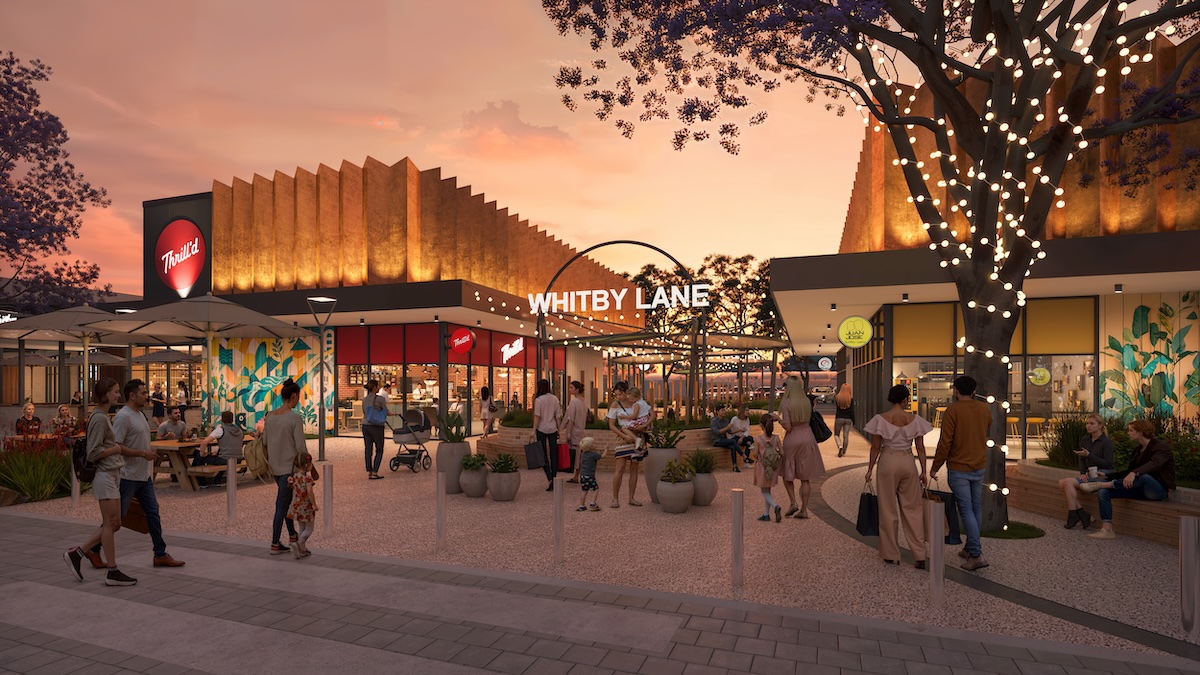 Artist's impression of the proposed High Street dining and specialty retail