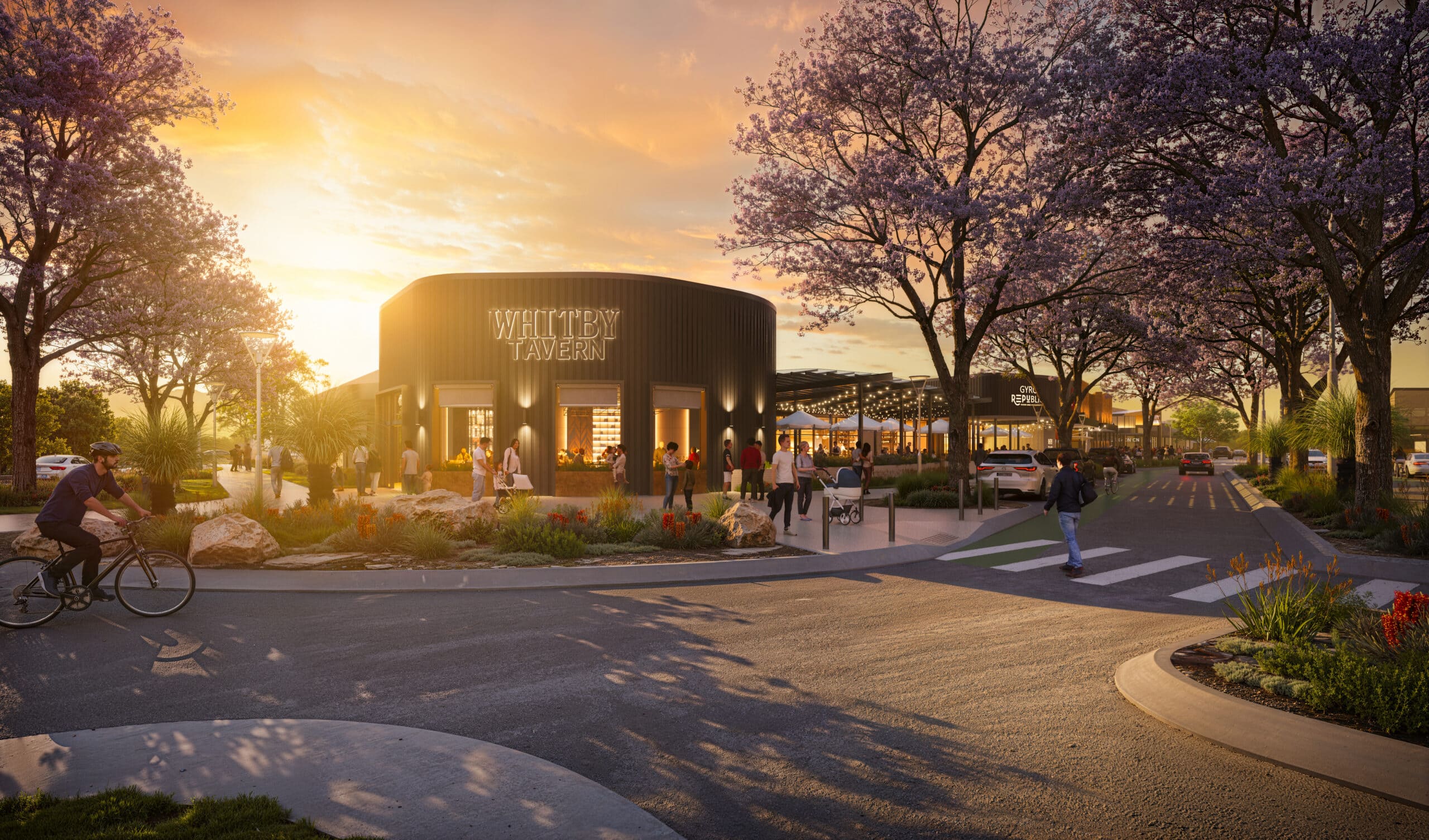 Artist's impression of the proposed High Street dining and specialty retail